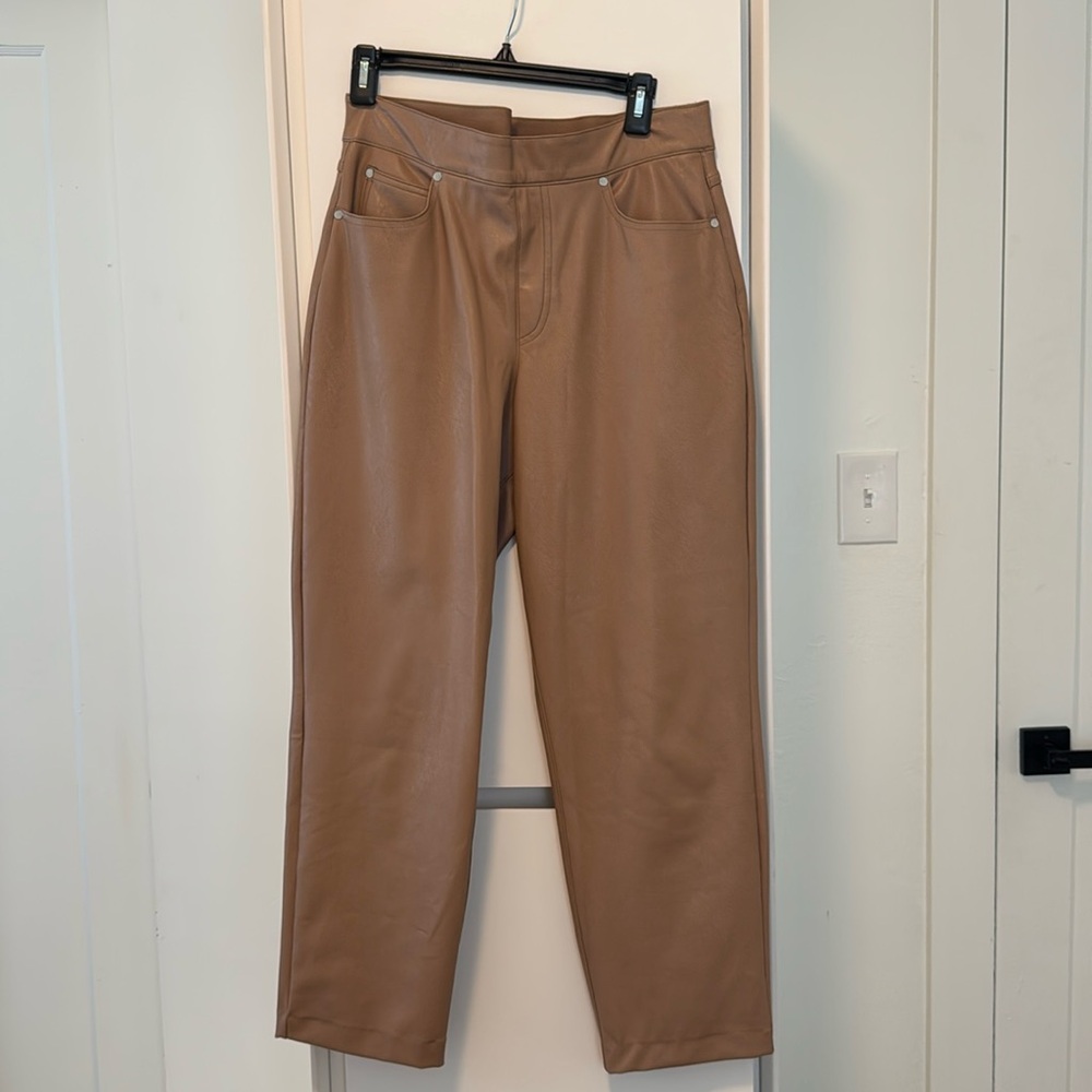 Spanx Faux Leather Straight Leg Pants